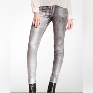 James Jeans "Twiggy" Silver Flake Leggings Jeans